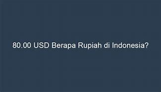 80€ Berapa Rupiah